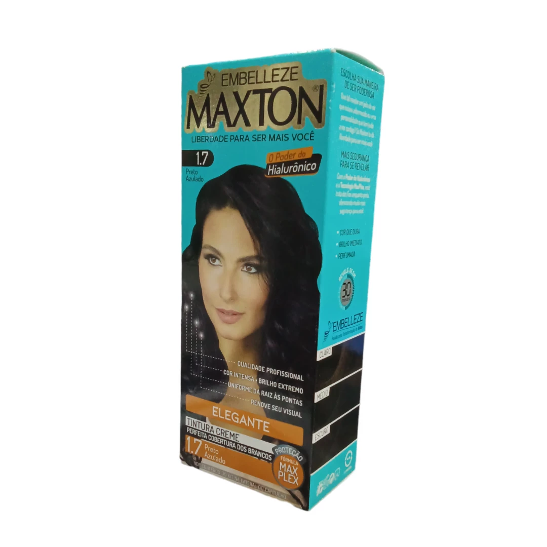 TINTE NEGRO AZULADO MAXTON  1.7 (50 GR)