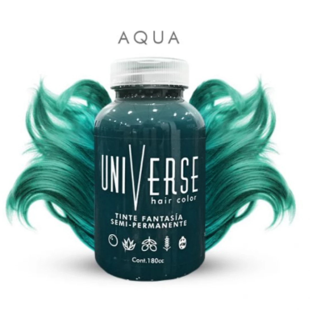 TINTE UNIVERSE HAIR COLORS AQUA 180cc.