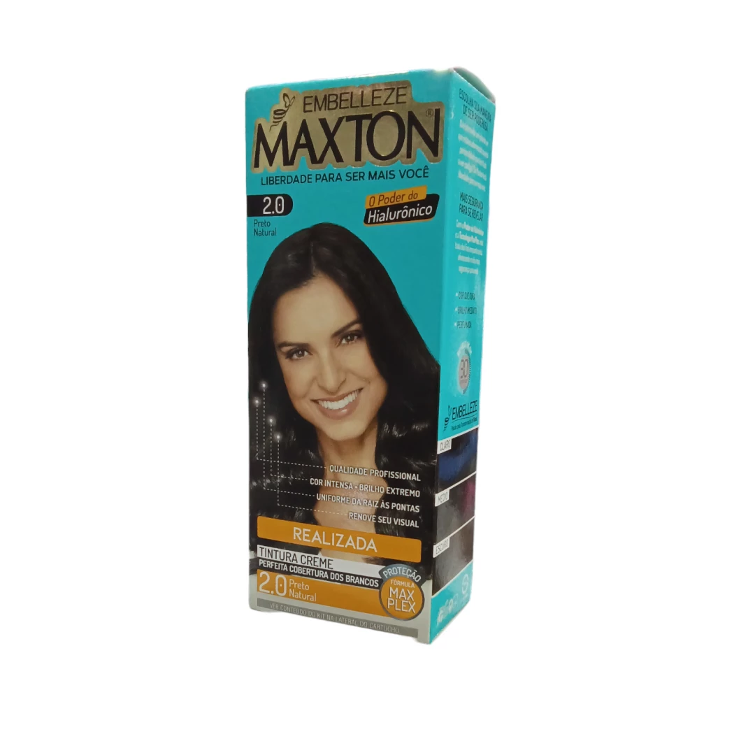 TINTE NEGRO NATURAL MAXTON  2.0 (50 GR)
