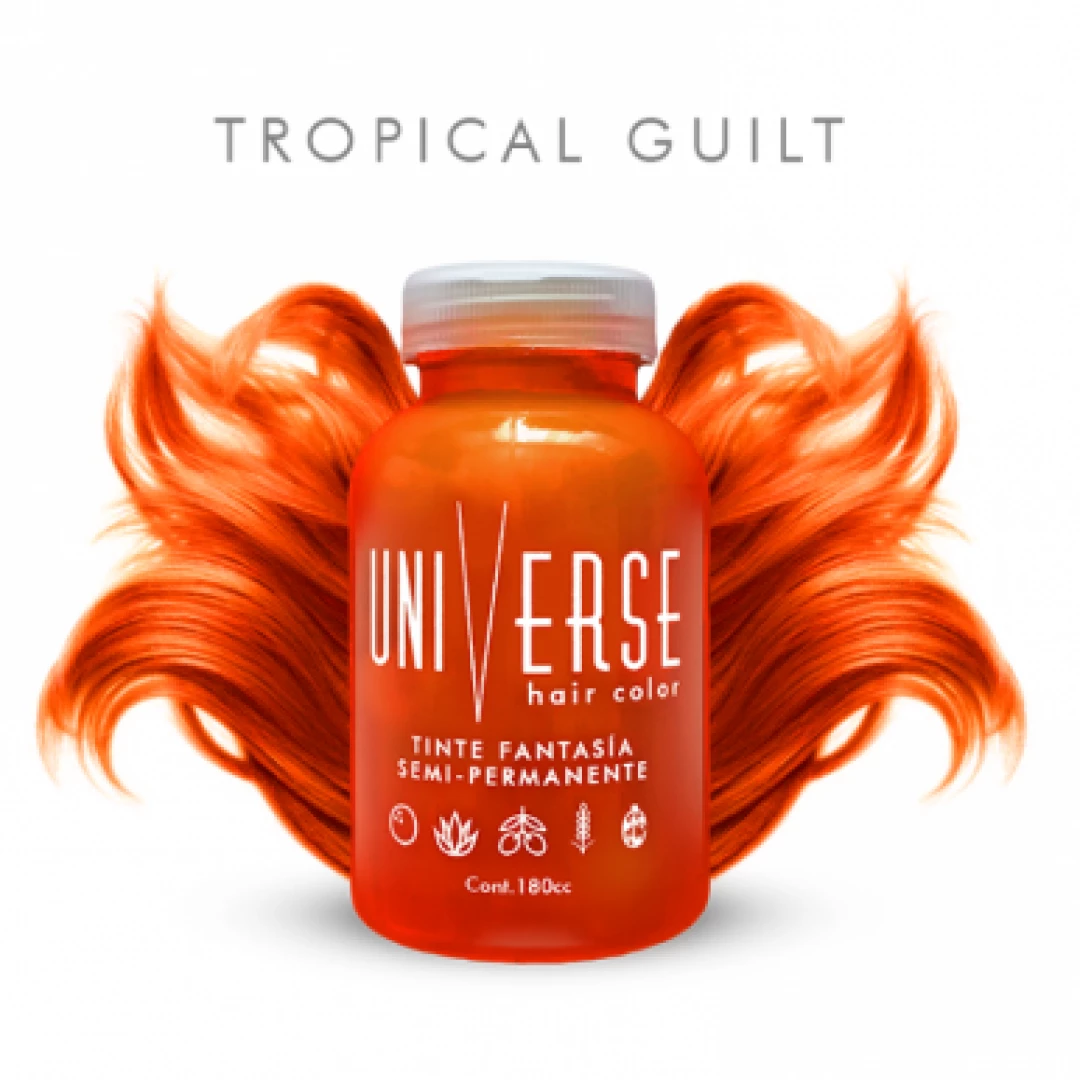 TINTE UNIVERSE HAIR COLORS TROPIL GUILT 180cc.