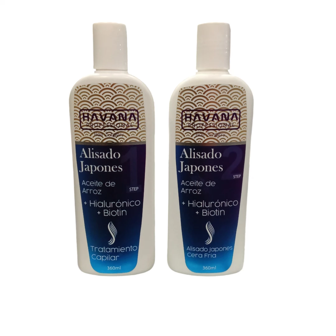 ALISADO HAVANA JAPONES CERA FRIA SEP 1 & 2 (300 ML)
