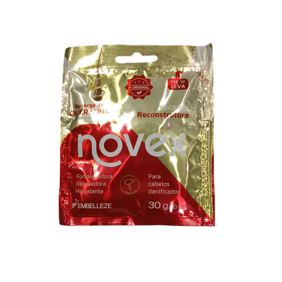 RECARGA NOVEX QUERATINA BRASILEIRA SACHET 30GR.