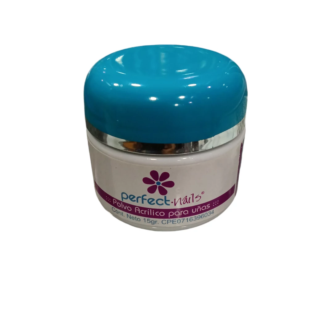 POLVO ACRILICO PERFECT NAILS ROSADO (15 GR)