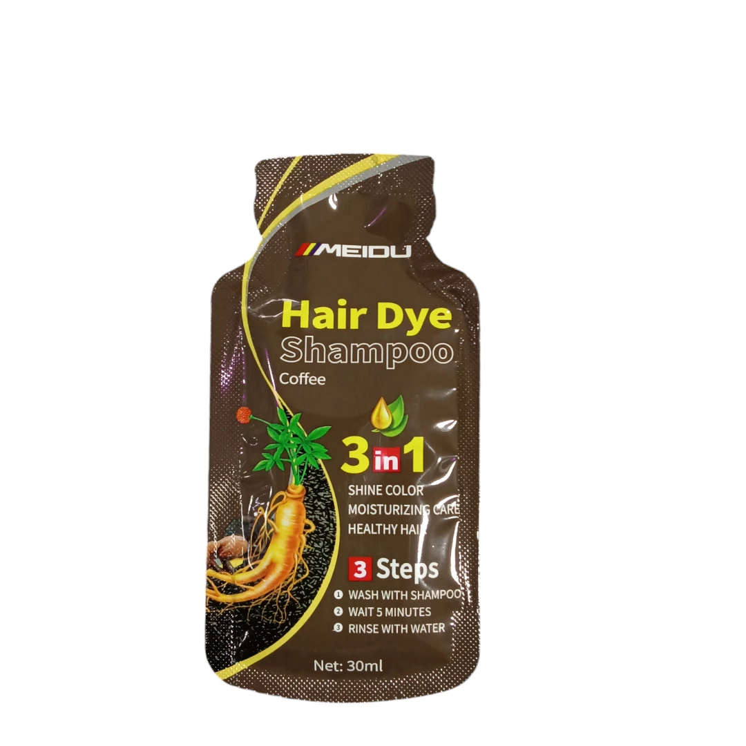 TINTE CHAMPU MEIDU HAIR DYE 3 IN 1 BLACK (COFFEE) 30 ML