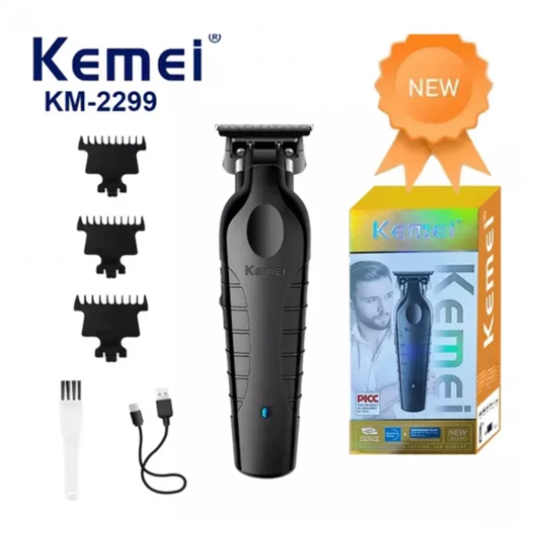 AFEITADORA KEMEI HAIR TRIMMER RECARGABLE MODELO KM-2299