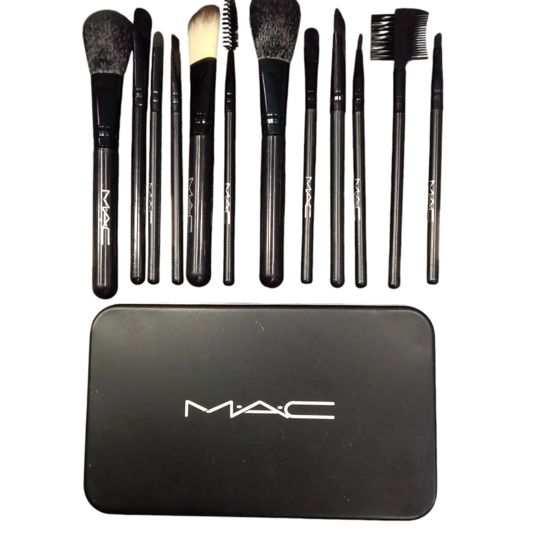BROCHA MAQUILLAJE MAC (SET 12 PZAS)