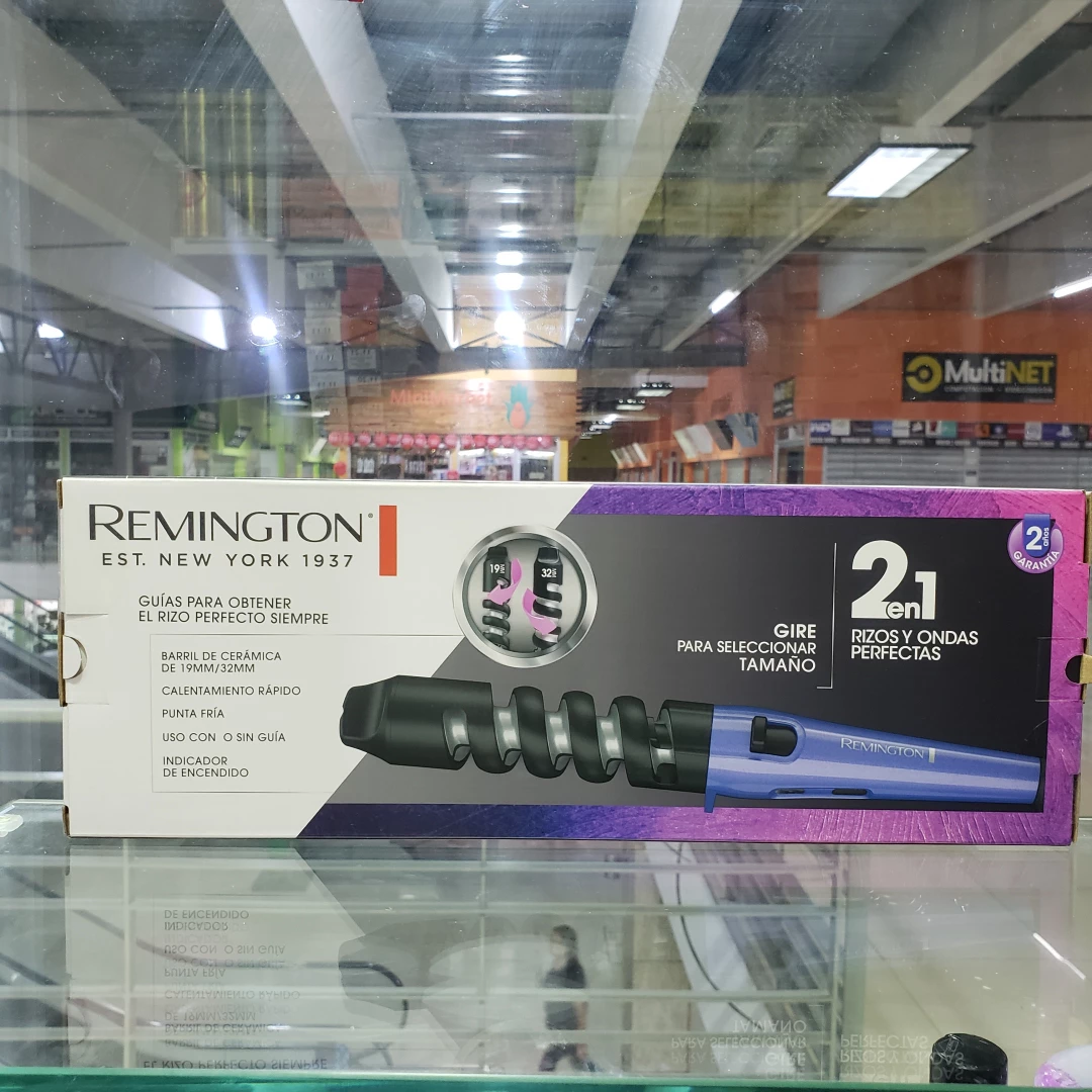 ONDULADOR REMINGTON 2 EN 1 RIZOS Y ONDAS PERFECTAS