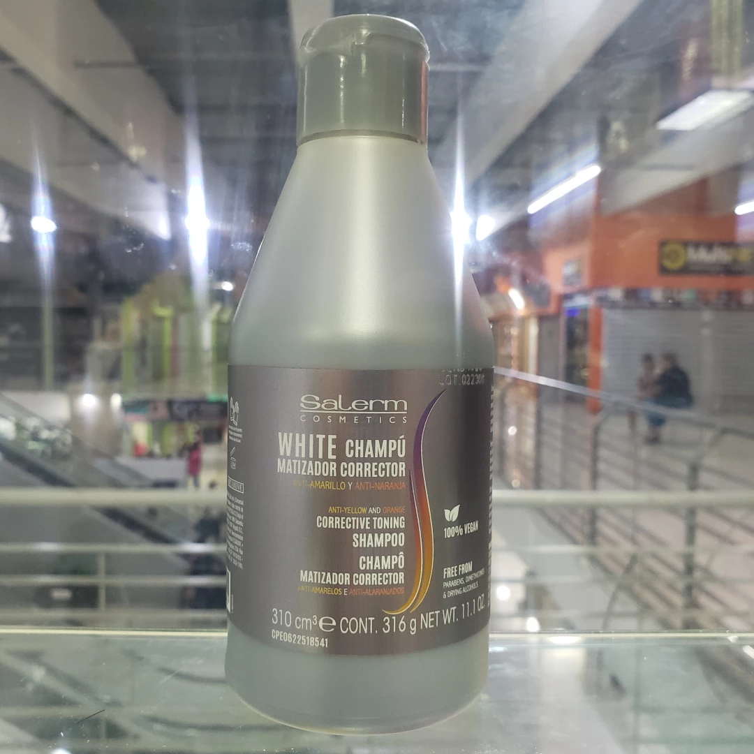 CHAMPÚ MATIZADOR SALERM WHITE CORRECTOR 310 ML