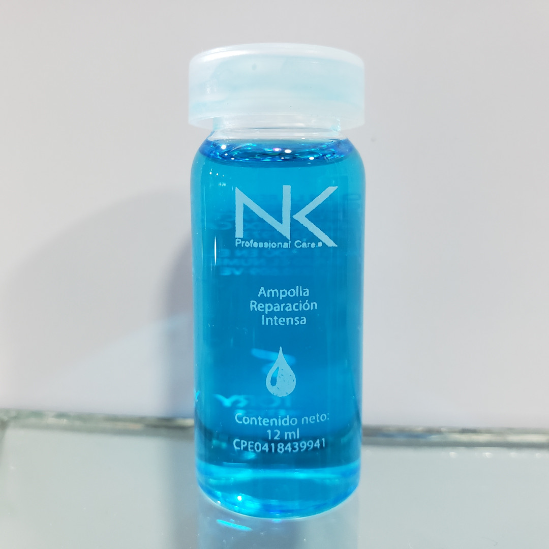 AMPOLLA NK CAPILAR REPARACION INTENSA KERATINA LIQUIDA 12 ML
