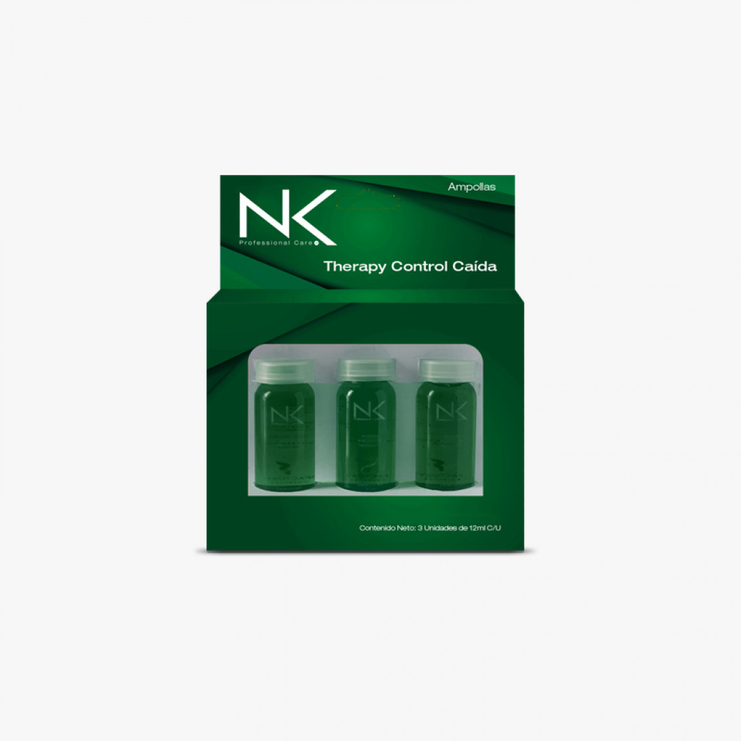 AMPOLLA NK CAPILAR THERAPY CONTROL CAIDA (3 unid. de 12 ml)