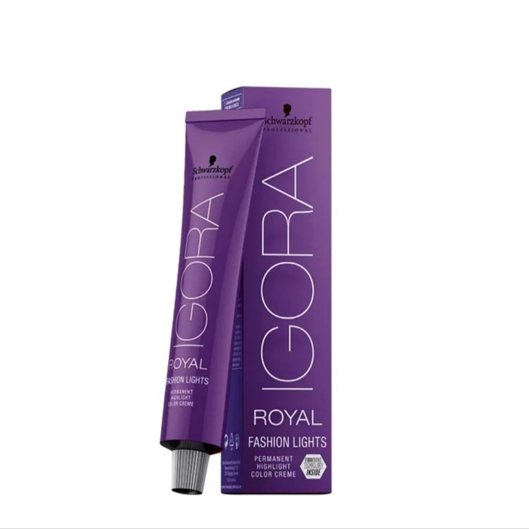 TINTE ROJO VIOLETA IGORA ROYAL L-89 (60 GR)  INCLUYE VOL. 30 (60 ML) FASHION LIGHTS