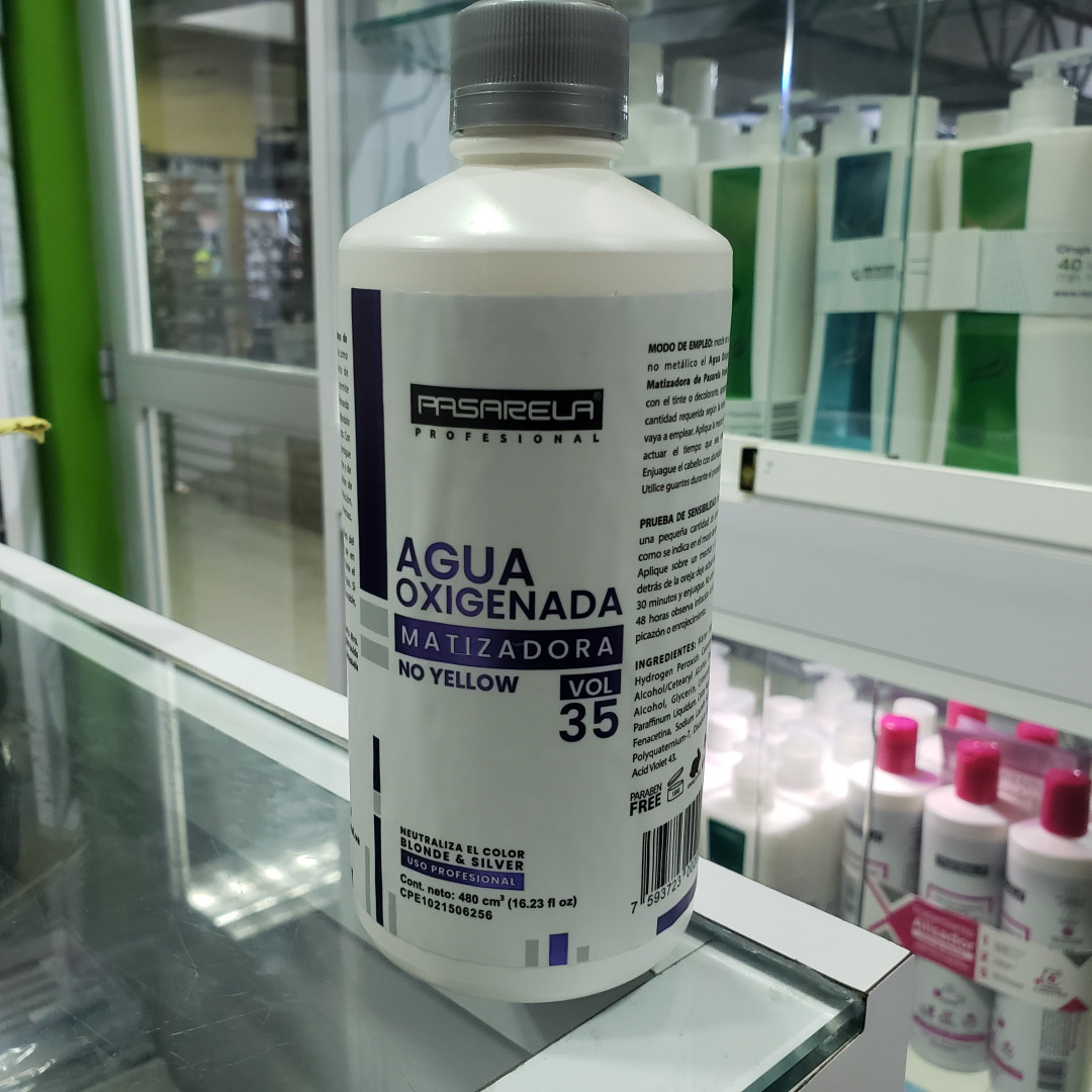 AGUA OXIGENADA PASARELA MATIZADORA 35VOL 480ML