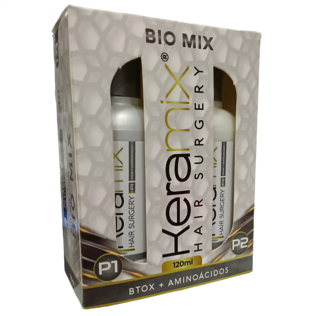 ALISADO KERAMIX BIO MIX - BTOX + AMINOACIDOS 1 & 2 (120 ML)