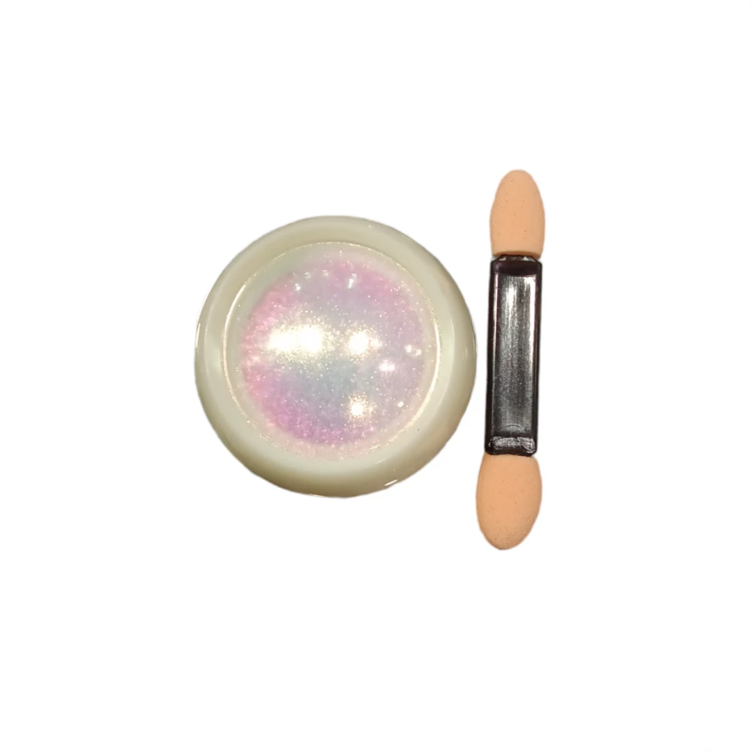 POLVO AURORA MAX GLOW PARA BRILLO A LAS UÑAS