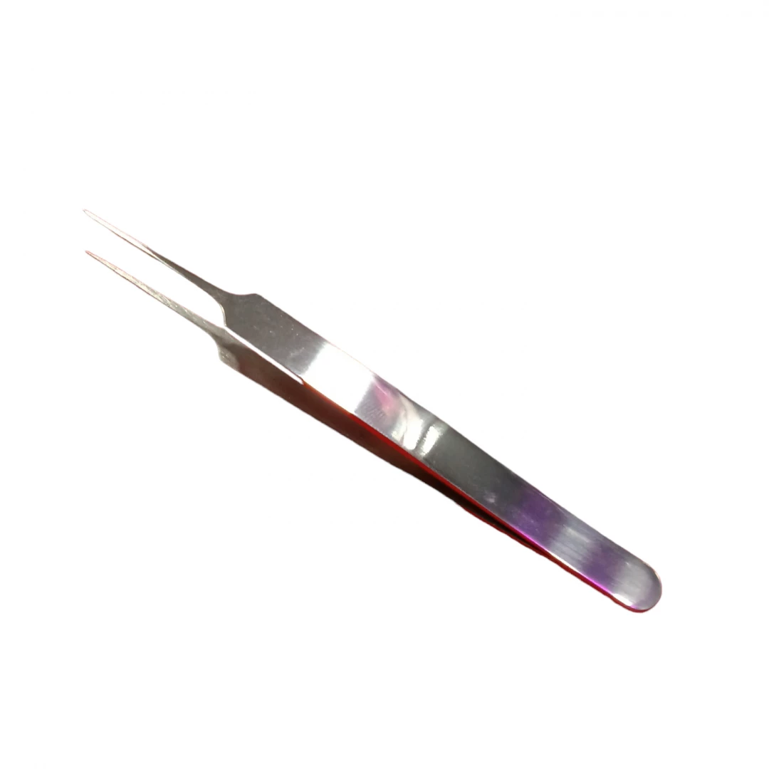 PINZA DE PESTAÑAS BAOL DE PRECISION ACERO INOXIDABLE RECTA FINA H-1425
