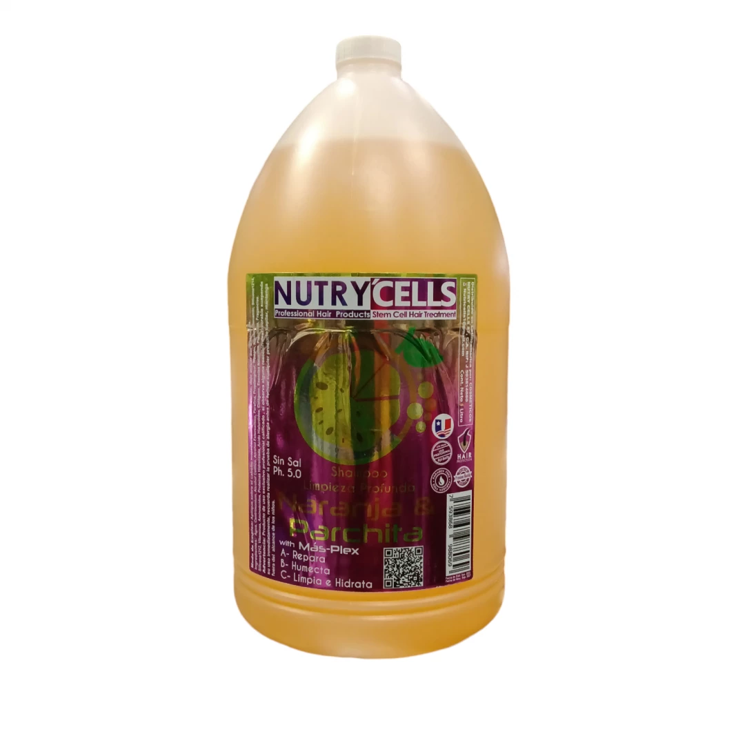 CHAMPU NUTRY CELLS NARANJA & PARCHITA MASS-PLEX (4 LITROS)