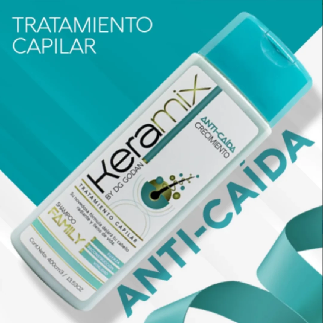 CHAMPÚ KERAMIX ANTICAIDA 400 ML