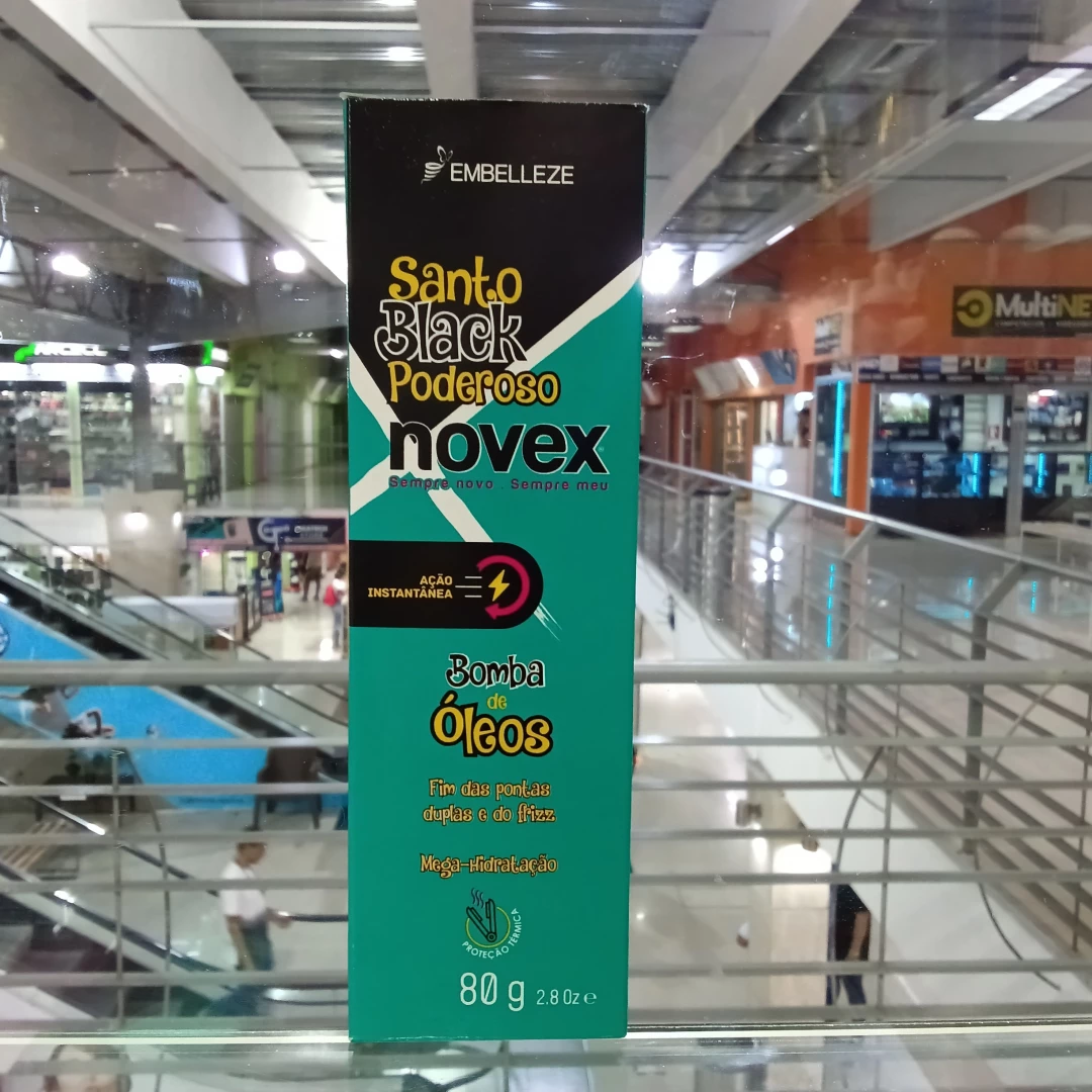 RECARGA NOVEX DE OLEOS SANTO BLACK 80GR