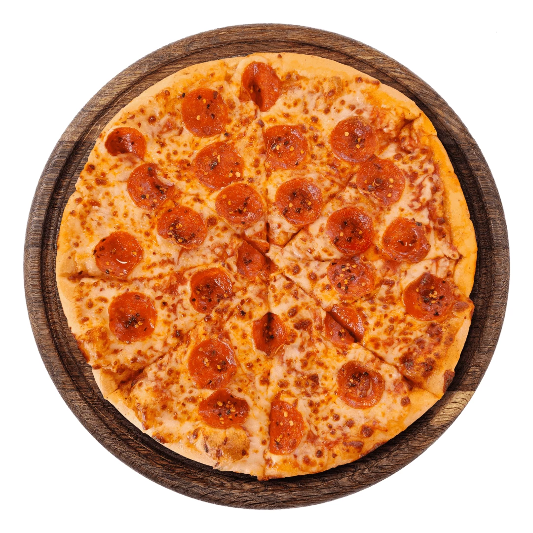 Spicy honey pepperoni pizza