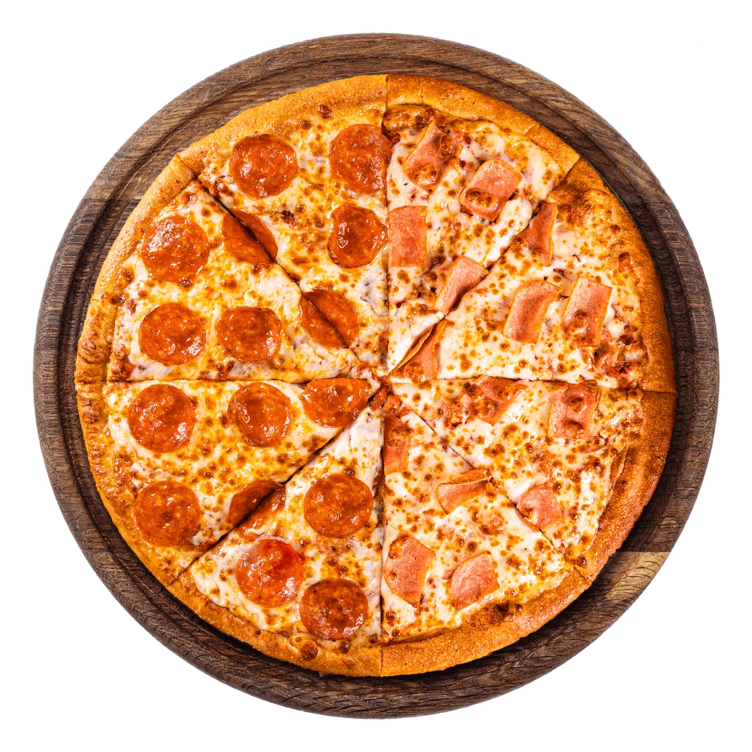 Pizza Mitad y Mitad Tradicional