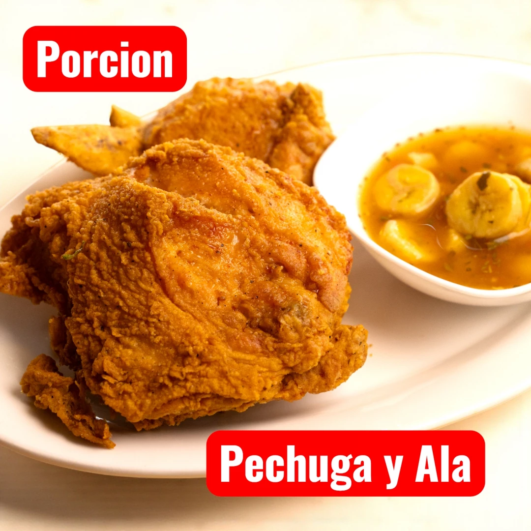 Porcion Pechuga y ala