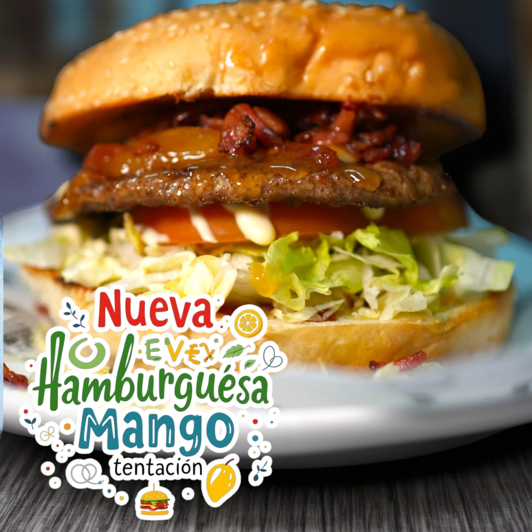 Nueva Hamburguesa Mango Tentacion