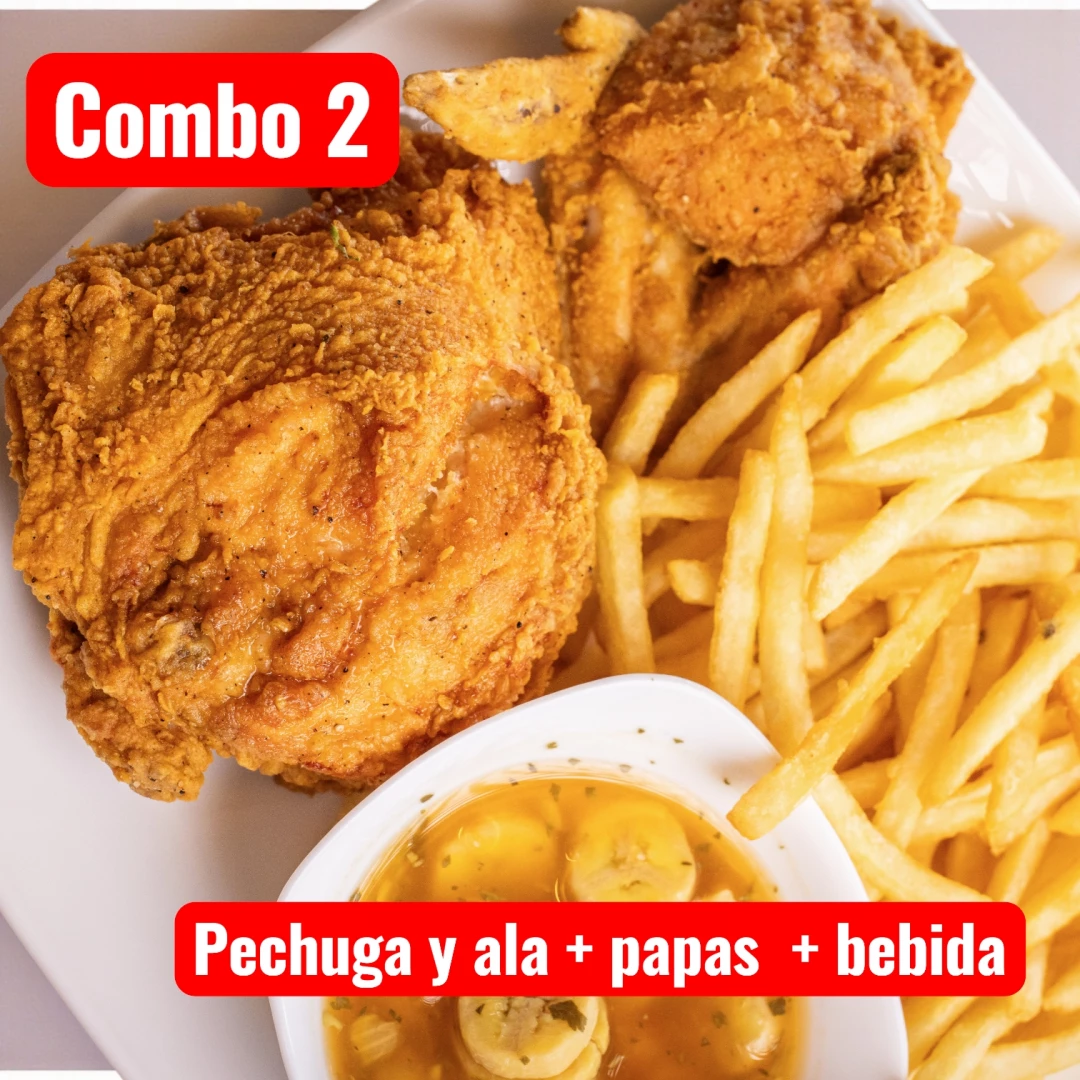 Combo 2 (Pechuga y Ala)