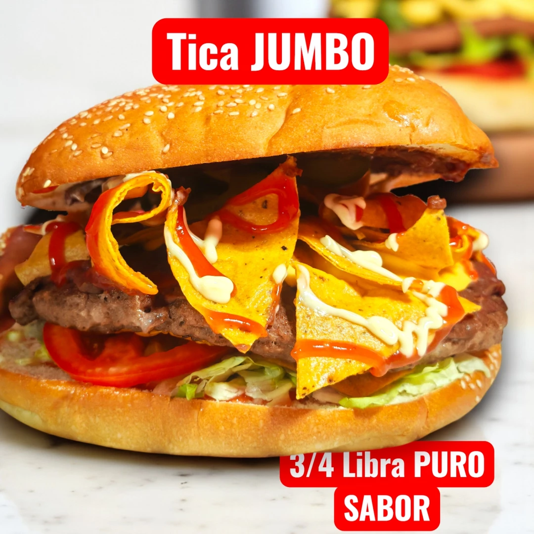 Hamburguesa Tica Jumbo