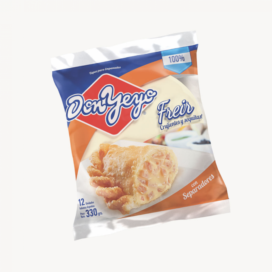 Discos de Empanadas Don Yeyo X330 GR Para Freir