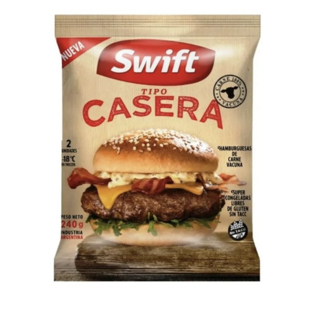 Hamburguesas Swift Casera X2