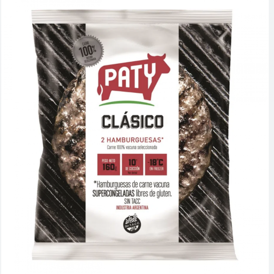 Hamburguesas Paty Clásicas X2