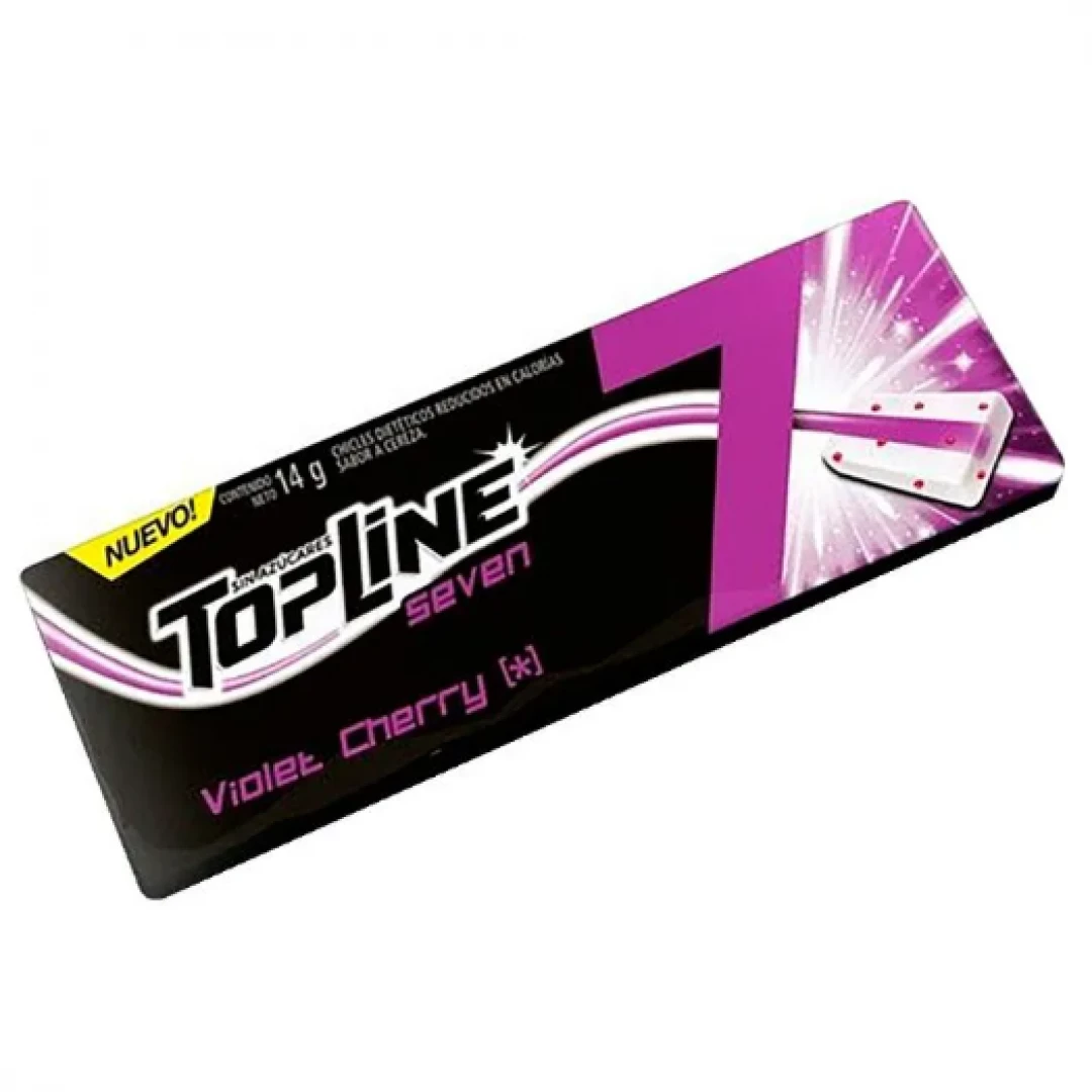 Chicles Topline Seven Violet Cherry