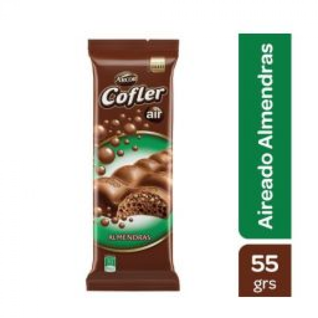 Chocolate Cofler Air Almendras x55gr