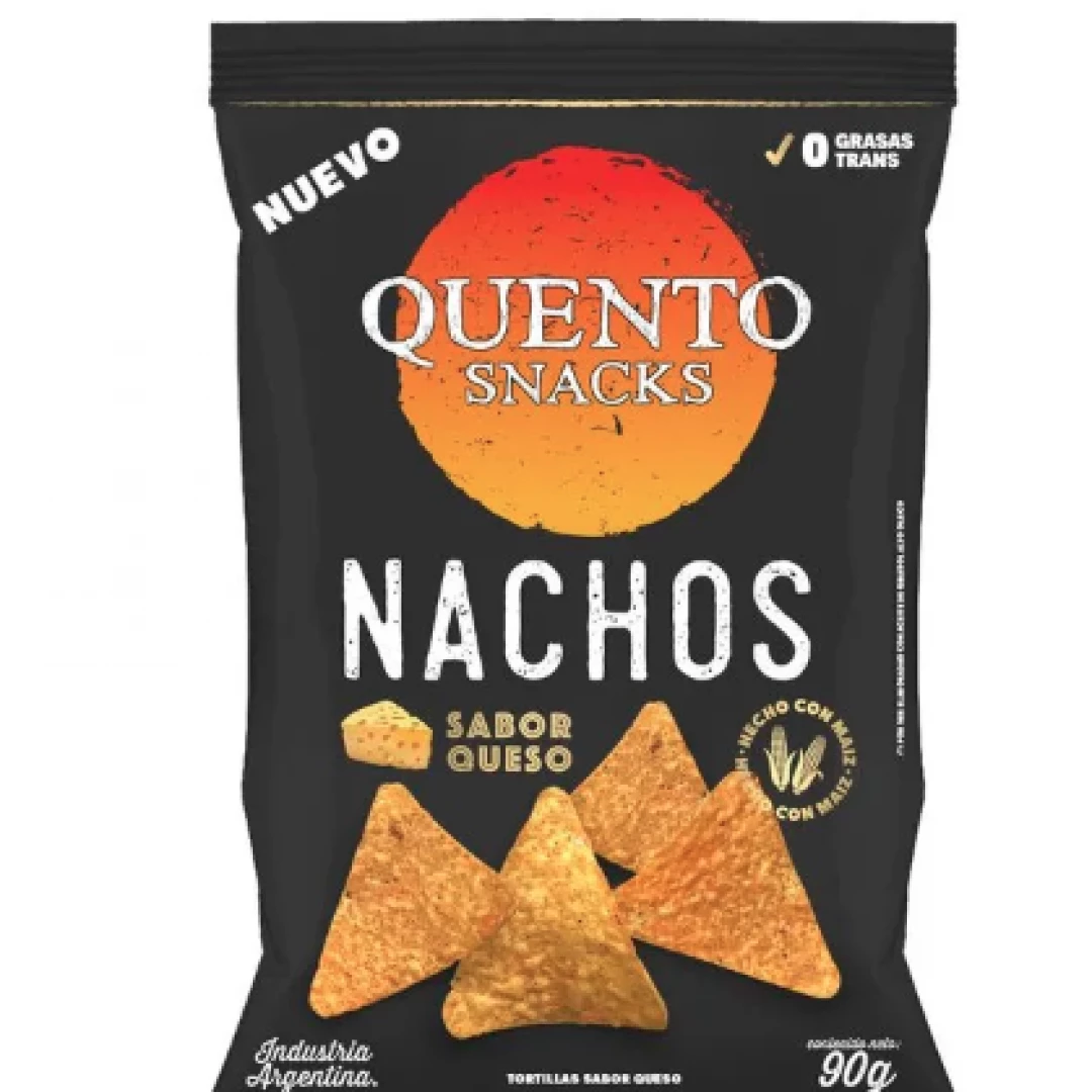 Nachos Sabor Queso Quento 90 gr