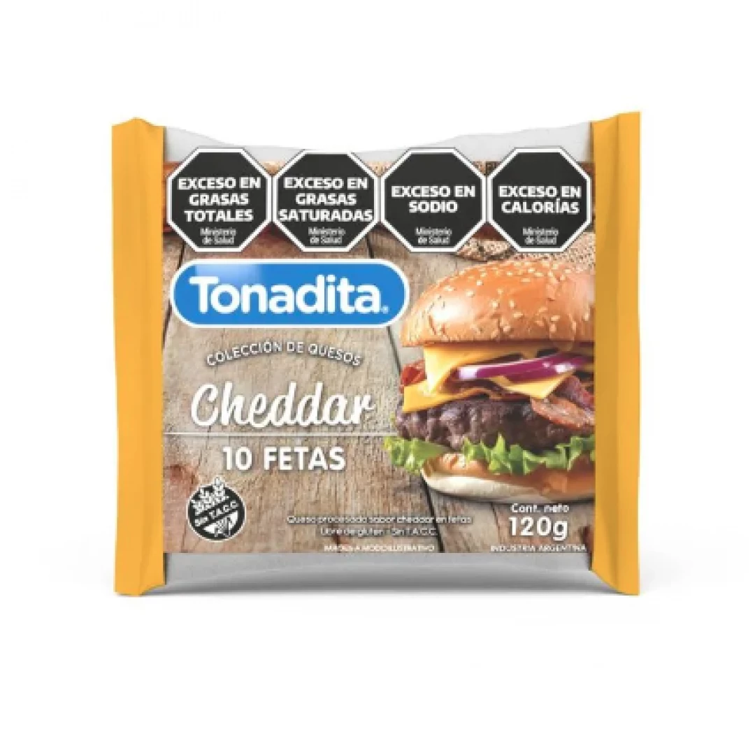 Queso Cheddar La Tonadita X 120g