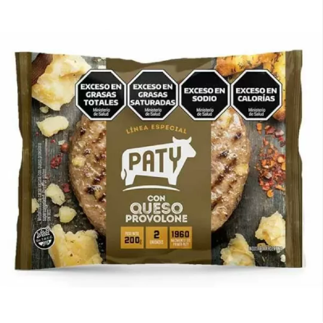 Hamburguesas Paty Queso Provolone X2