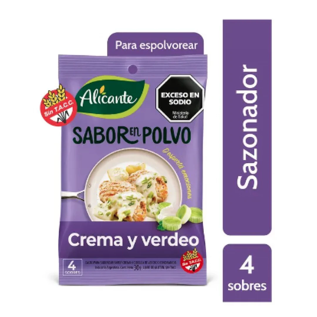 Alicante Sabores en Polvo Crema y Verdeo