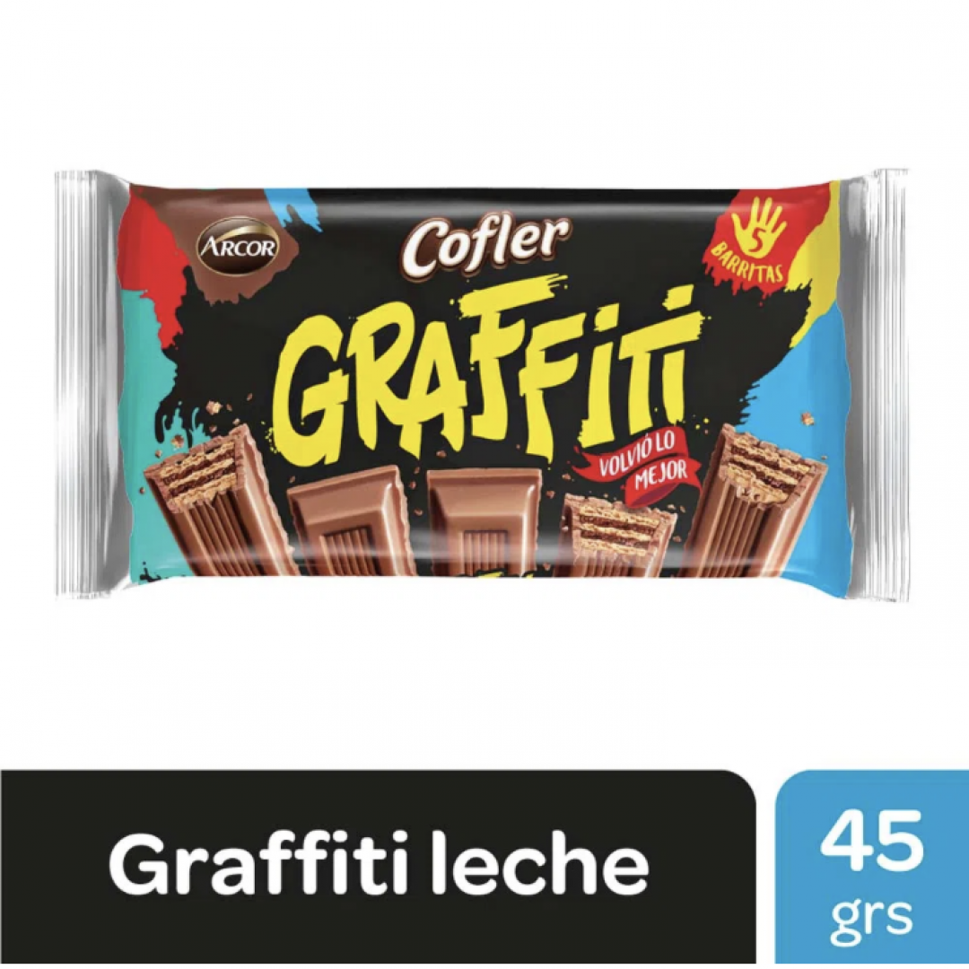 Chocolate Graffiti Negro X45 Grs