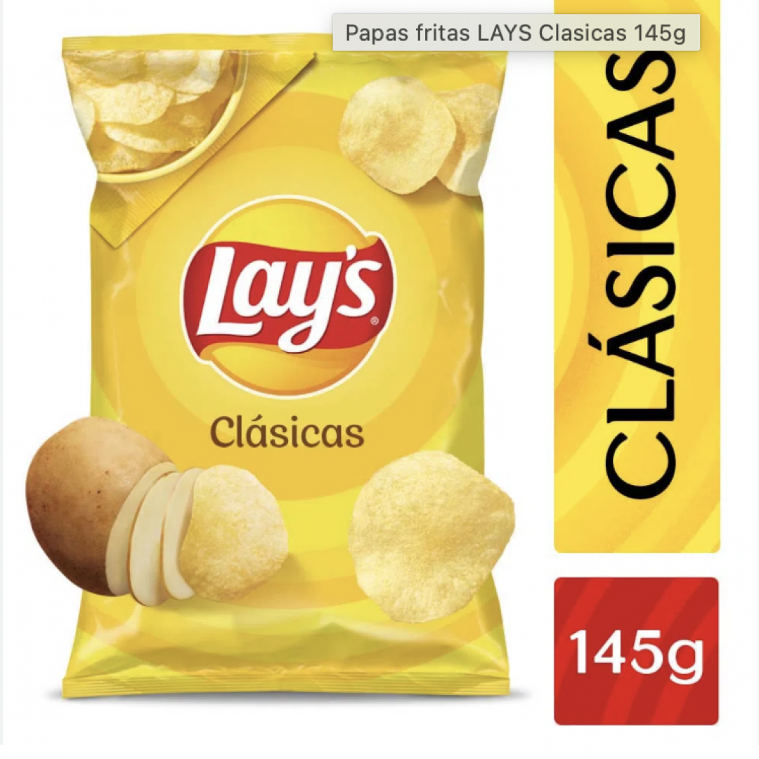 Papas Fritas Lays Clásicas 135 GRS