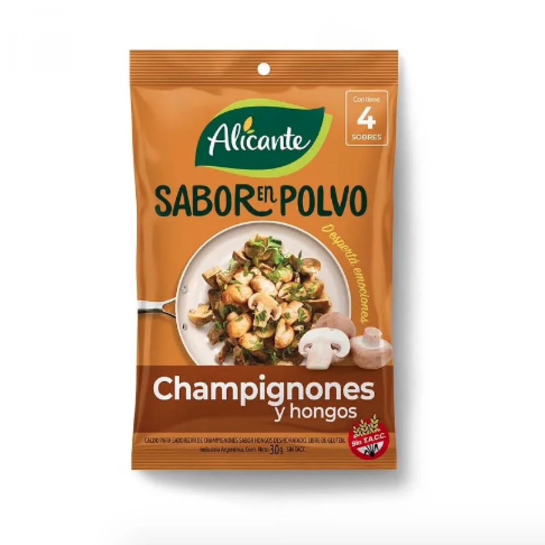 Alicante Sabores en Polvo Champiniones