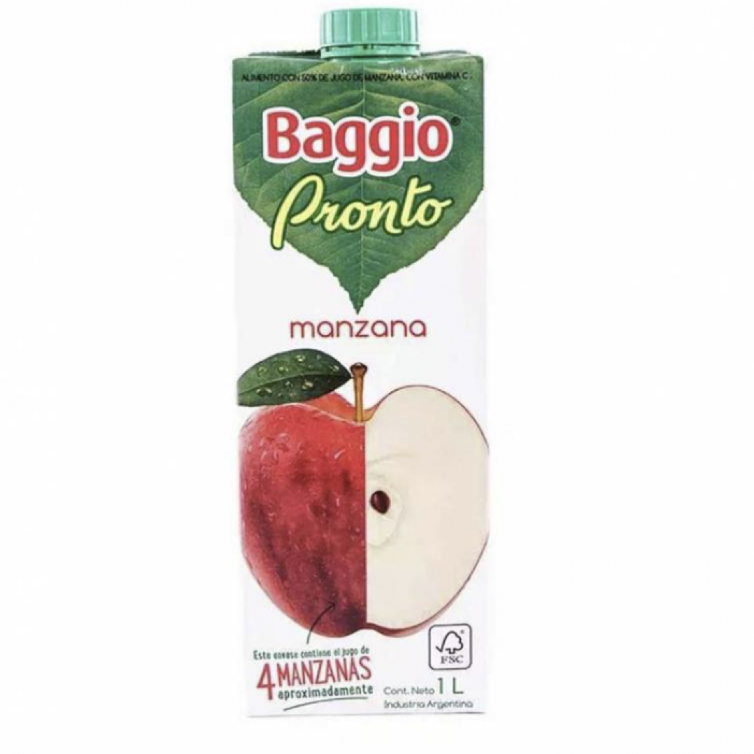 Baggio Jugo X 1 LT Manzana