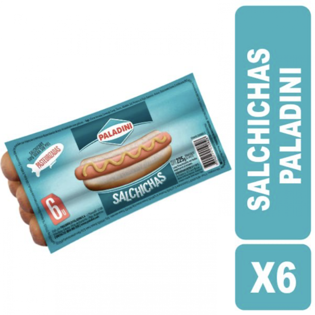 Salchichas Paladini X6