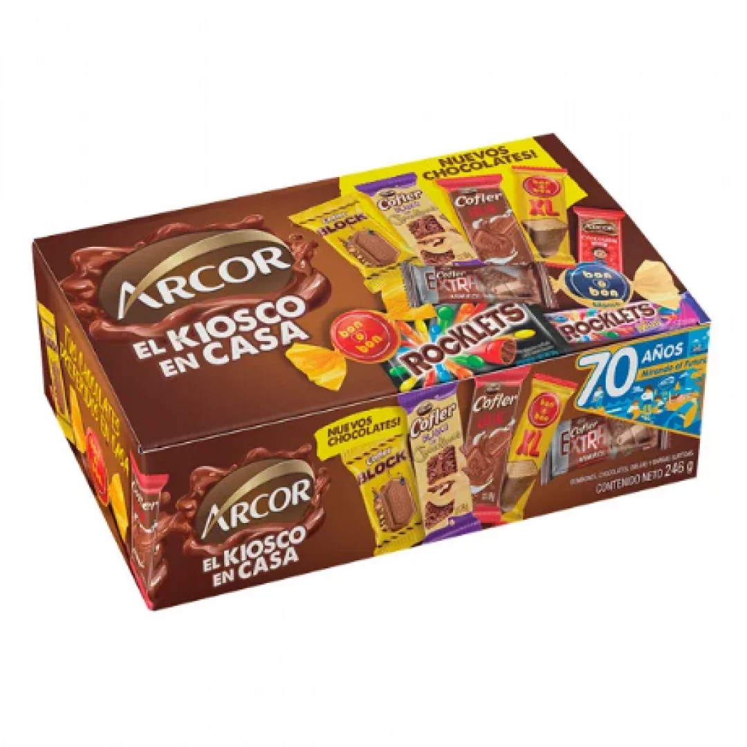 Caja Arcor el kiosco en casa x246g