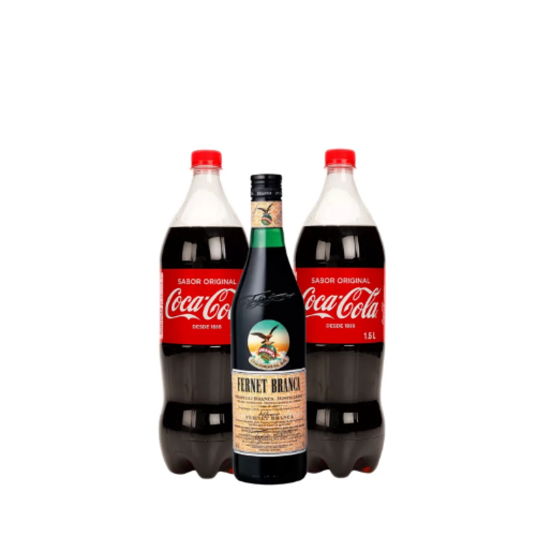 Fernet 750 ML + 2 Cocas 1.5 LTS