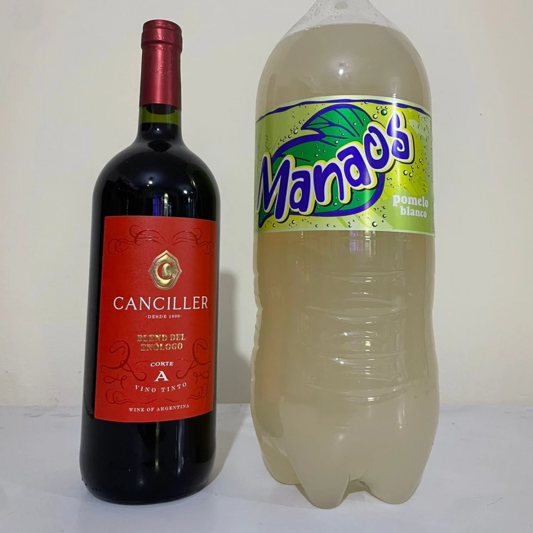 Vino Canciller + Manaos Pomelo 3Lts