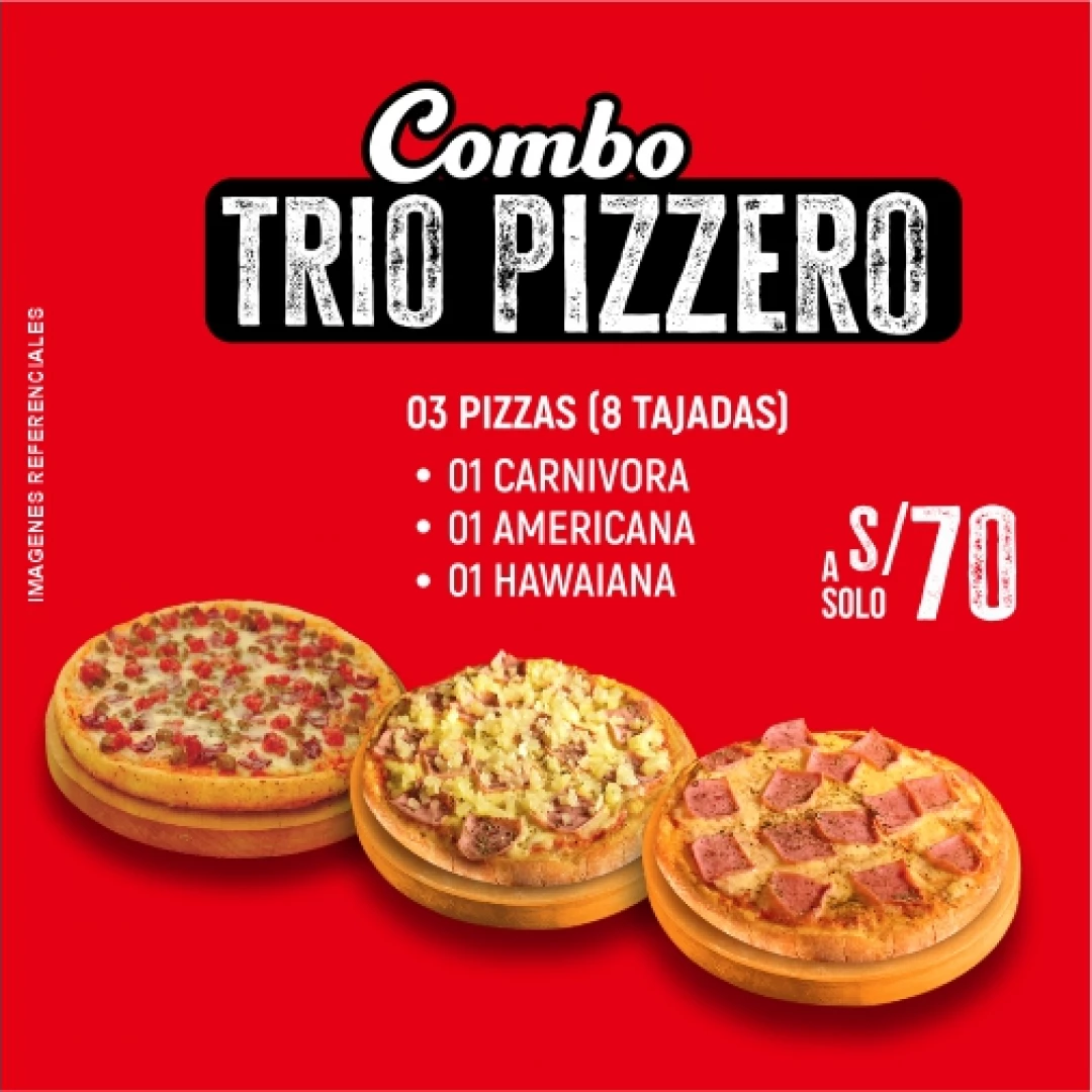 Combo Trio pizzero