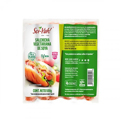 Salchicha Vegetariana de Soya Soi-Yah!