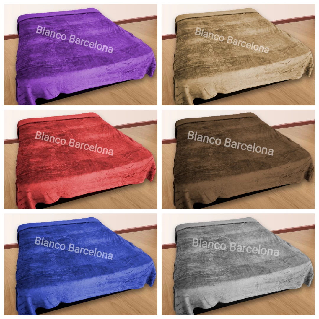 Frazada plush lisa 2 1/2