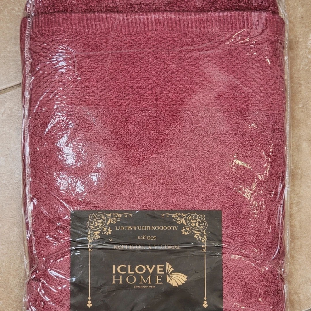 Juego toalla toallon 550gr 100% alg empaquetado clover