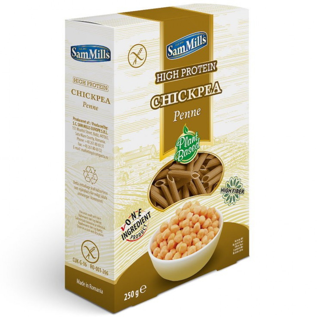Pasta penne de garbanzo